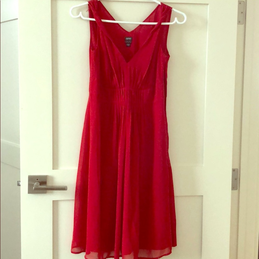Esprit red dress